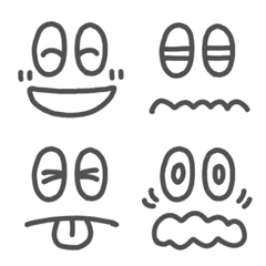 Expressive cute emoticons 2