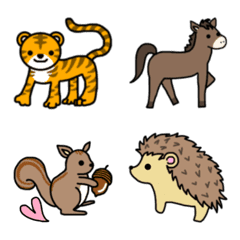 Animal Emoji Stamps (with Zodiac)
