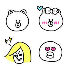 LINE CHARACTER YURUKAWA emoji
