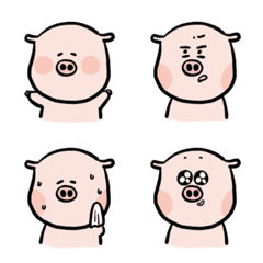 溫體豬表情貼