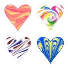 heart marble color