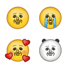 panda ossan Emoji Smile