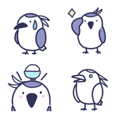 Night heron everyday emoji