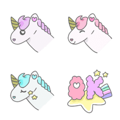 pastel unicorn chan Emoji