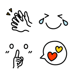 nuance feeling face&hand& sinple Emoji