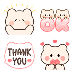 Very cute bear emoji for you :)