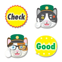 cat station attendant & english words