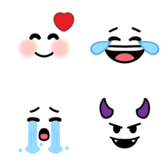 Stiker emoji dengan ekspresi yang kaya 1