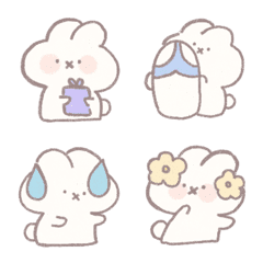 Emoji rabbit cute;)))