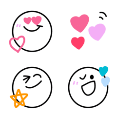 อิโมจิไลน์ Simple Smile Emoji
