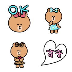 LINE CHARACTER CHOCO emoji