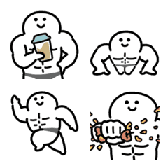 moving muscle emoji