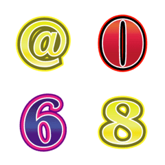 Number emoji 68