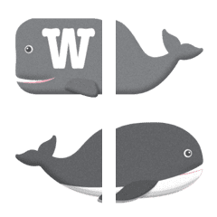 connect whale alphabet emoji