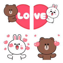 BROWN & FRIENDS : Love Love Emoji 3