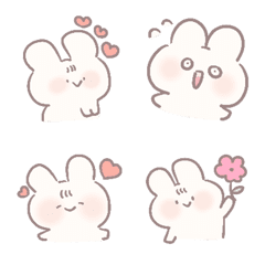 Emoji rabbit cute;))))