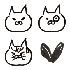 hand drawing cat Emoji
