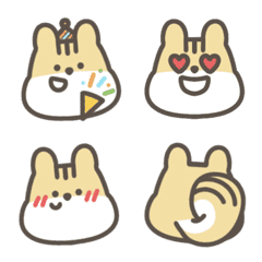 Cute Squirrel Comet Emoji