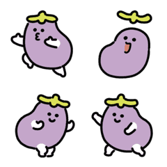 moving eggplant emoji