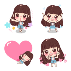 Mali, very pretty girl, emoji