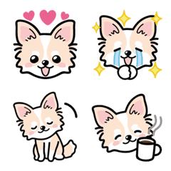 Cream Chihuahua Emoji40