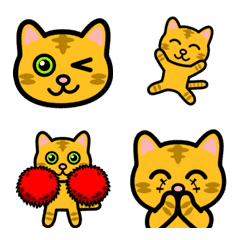 Brown cat emoji (animation)