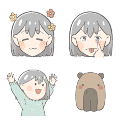 Shiromaro Emoji - Shiro