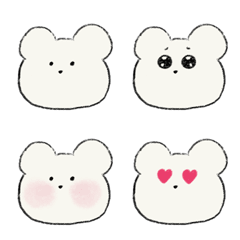 あいすべあ(しろくまです。)絵文字