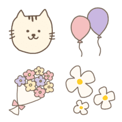 Cute cat! everyday emoji.