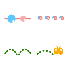 Connected Separator Line - Emoji Line