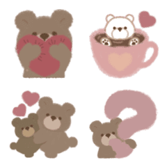 Bear and bear Emoji