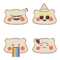 Rice Cake Friends - Bear Emoji