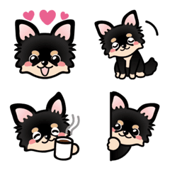 Black Chihuahua Emoji40
