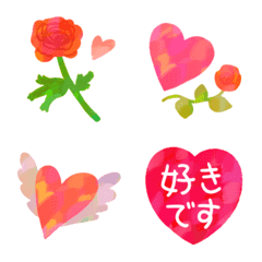 Ugoku!Hearts,flowers, leaves
