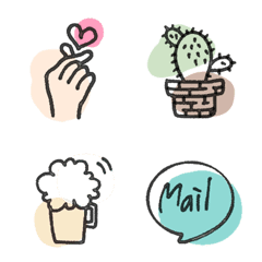 HTD simple Pastel color Emoji(1)