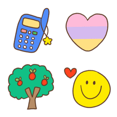 Colorful emoji: 11