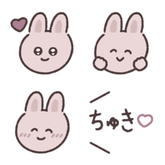 lovey rabbit emoji