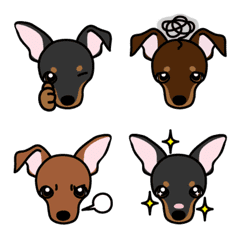 Various Miniature Pinscher Emoji