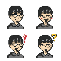 ピクセル化された先輩