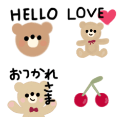 cute bears Emoji for every day.