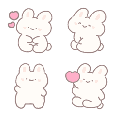 Emoji rabbit cute **))