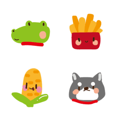 Crocodile with his friends