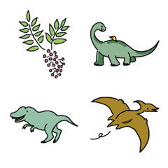 恐竜たちの絵文字