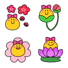 The funny face flower [ ribbon ]