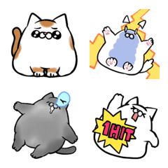 Sankaku cats_Emoji1