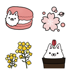 I want to be healed by fluffy Spring – LINE Emoji | LINE STORE