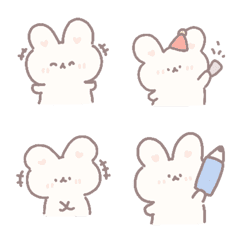 Nsa rabbit emoji cute