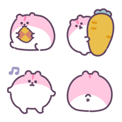 Moving hamster emoji (dream)