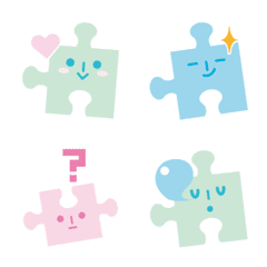 Jigsaw puzzle piece colorful Emoji