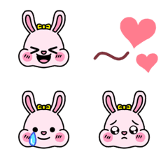 With rabbit Emoji